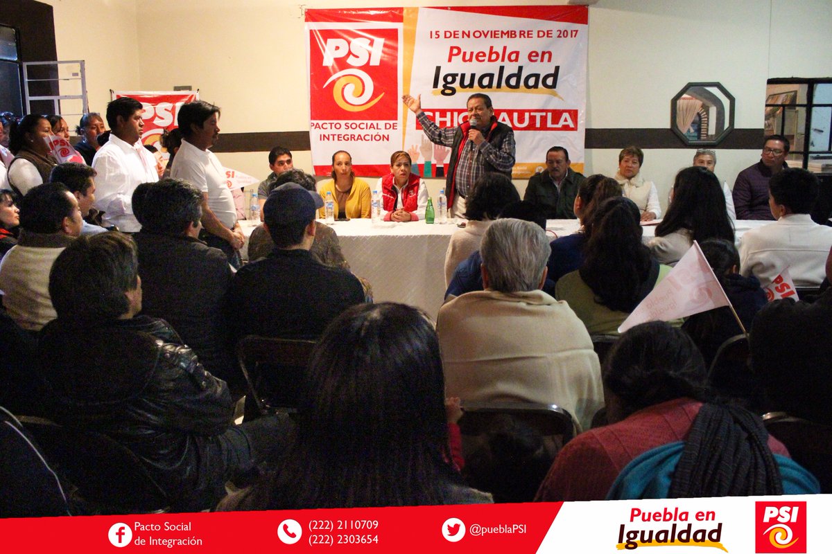 pueblaPSI's tweet photo. Continuamos recorriendo las diversas regiones de #Puebla dialogando con los ciudadanos acerca de las labores que realiza #PactoSocialDeIntegración en beneficio de la población. Estamos muy contentos de haber tenido nuestra reunión de trabajo con habitantes del Mpio de Chignautla https://t.co/FJCuFhAL6n