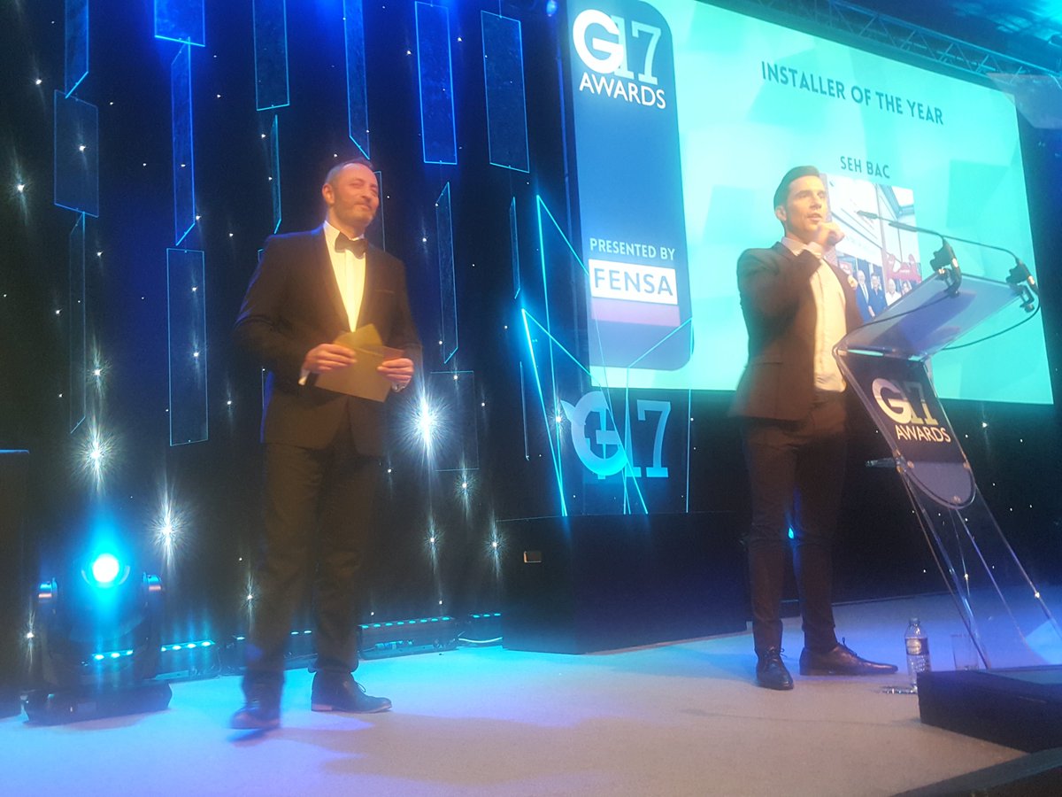 FENSAuk's tweet photo. Great to see so many FENSA &amp; GGF members @ glass awards G17. We're very proud of everyone's well-deserved achievements. Well done finalists &amp; winners #FENSA_Award #FENSA_Award2017 #g17 #gawards @g_awards #fenestration  @GGF_News @SEHBAC @Wincocontracts 
@ArtisanWindows https://t.co/D75Wt5GUBK