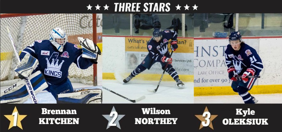 dauphinkings's tweet photo. Head to https://t.co/m4g7yZAO7D for this week's edition of the @ParklandSFS Kings Three Stars of the Week! #MJHL #LongLiveTheKings 🦁👑 https://t.co/CKozm4hbAG