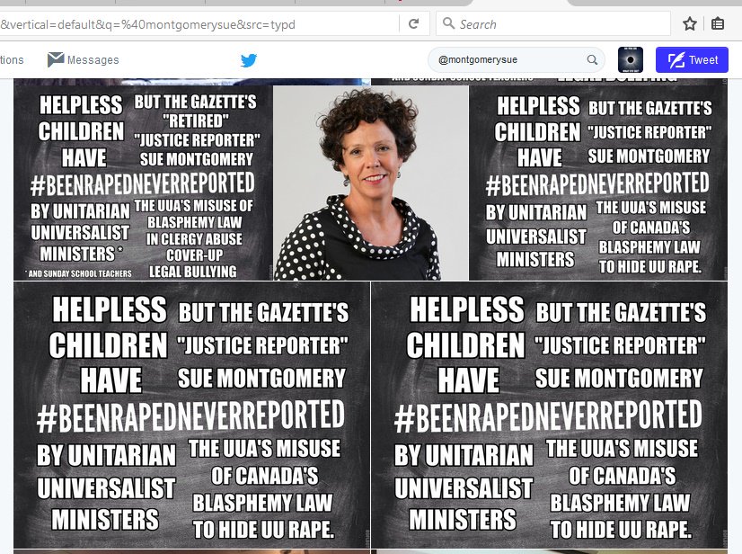RobinEdgar's tweet photo. What better day than #WorldChildrensDay to remind people that children have #BeenRaped by #UUA #clergy &amp; #SundaySchool #teachers, but #Montreal #Unitarian U*U @MontgomerySue #NEVERreported @UUA's misuse of Canada's #BlasphemyLaw in #LegalBullying meant to hide #UU #ChildSexAbuse? https://t.co/YYoh3P0UBL