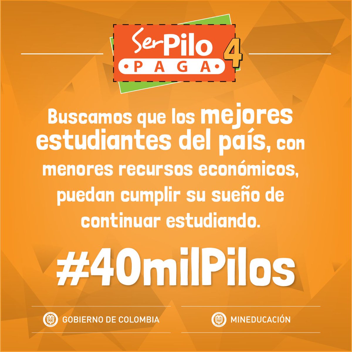 SanMartinCAM's tweet photo. Cumplimos la meta con el lanzamiento de la cuarta convocatoria, ¡ya son #40MilPilos! (https://t.co/AZjVF2ps00) https://t.co/ECBIXJJVJx