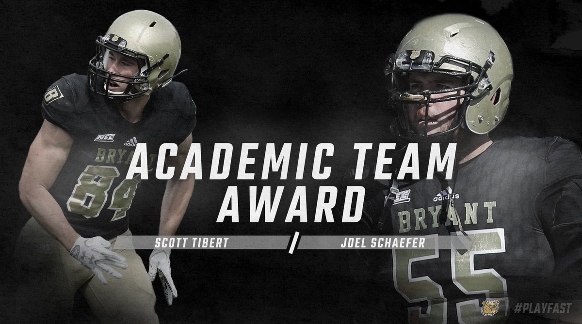 BryantUFootball's tweet photo. ICYMI: We announced our year-end award winners yesterday. First up, the academic award winners. #PlayFAST https://t.co/DZmLquWl3z