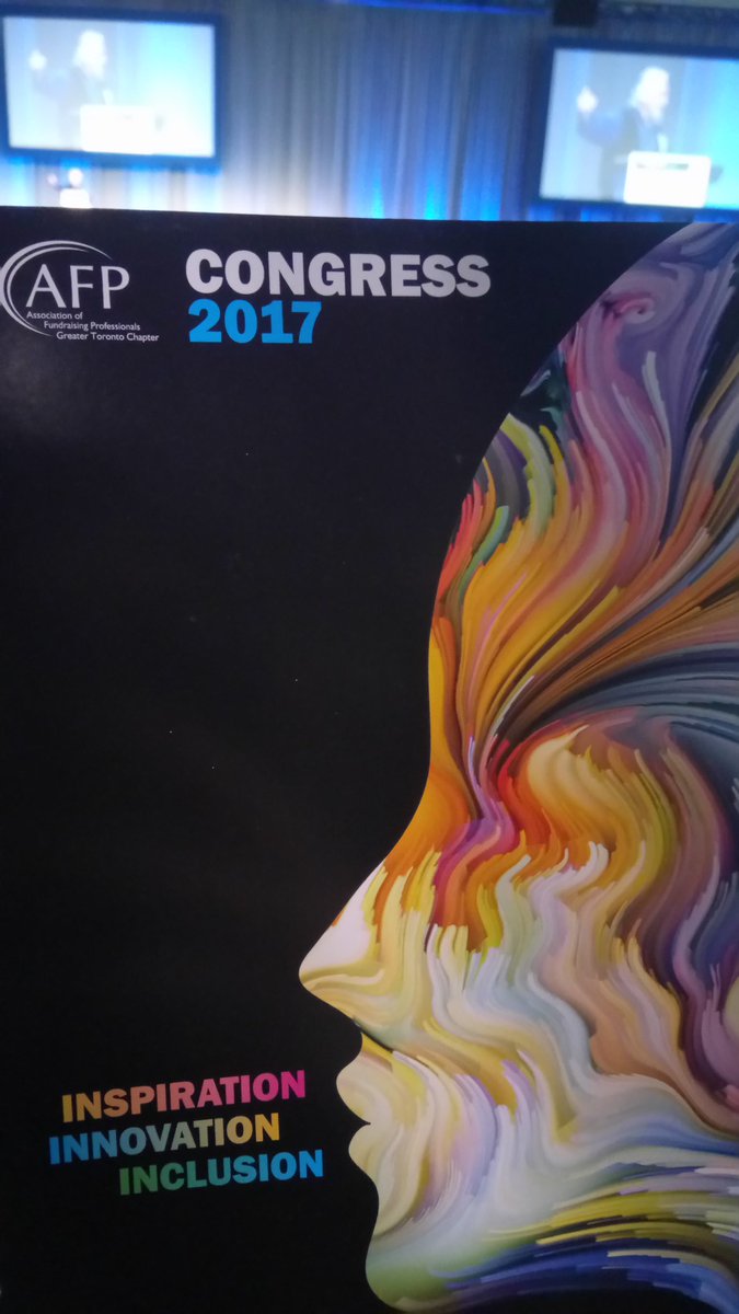 Learn while networking in nonprofits. First day of the AFP Congress. #AFPCongress #fundraising #HumberFundraising #nonprofits