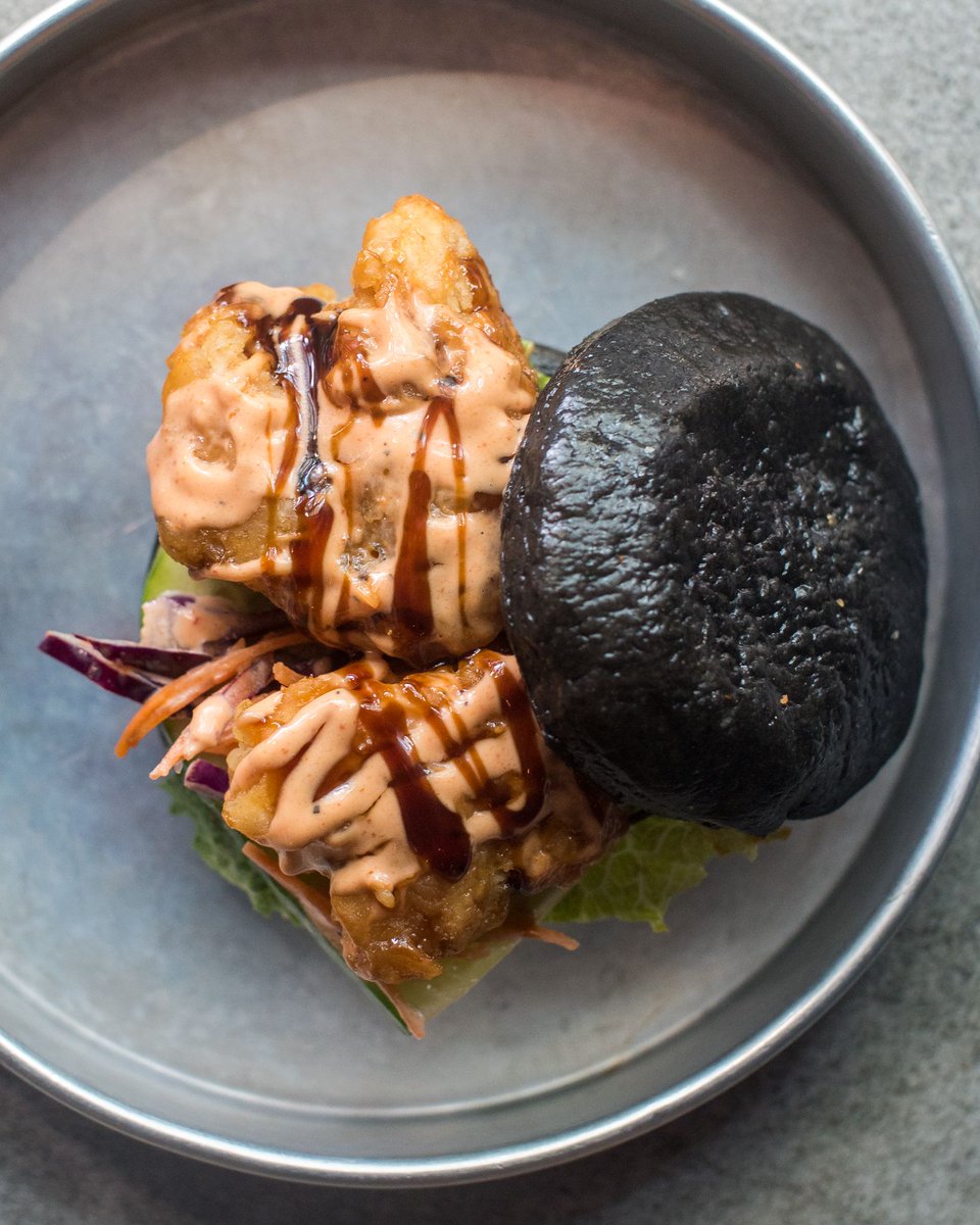 Need some #MondayMotivation? How about one of our Kuro bun sandwiches to get you going? Swing by for lunch and we'll have you powering through the rest of the week!