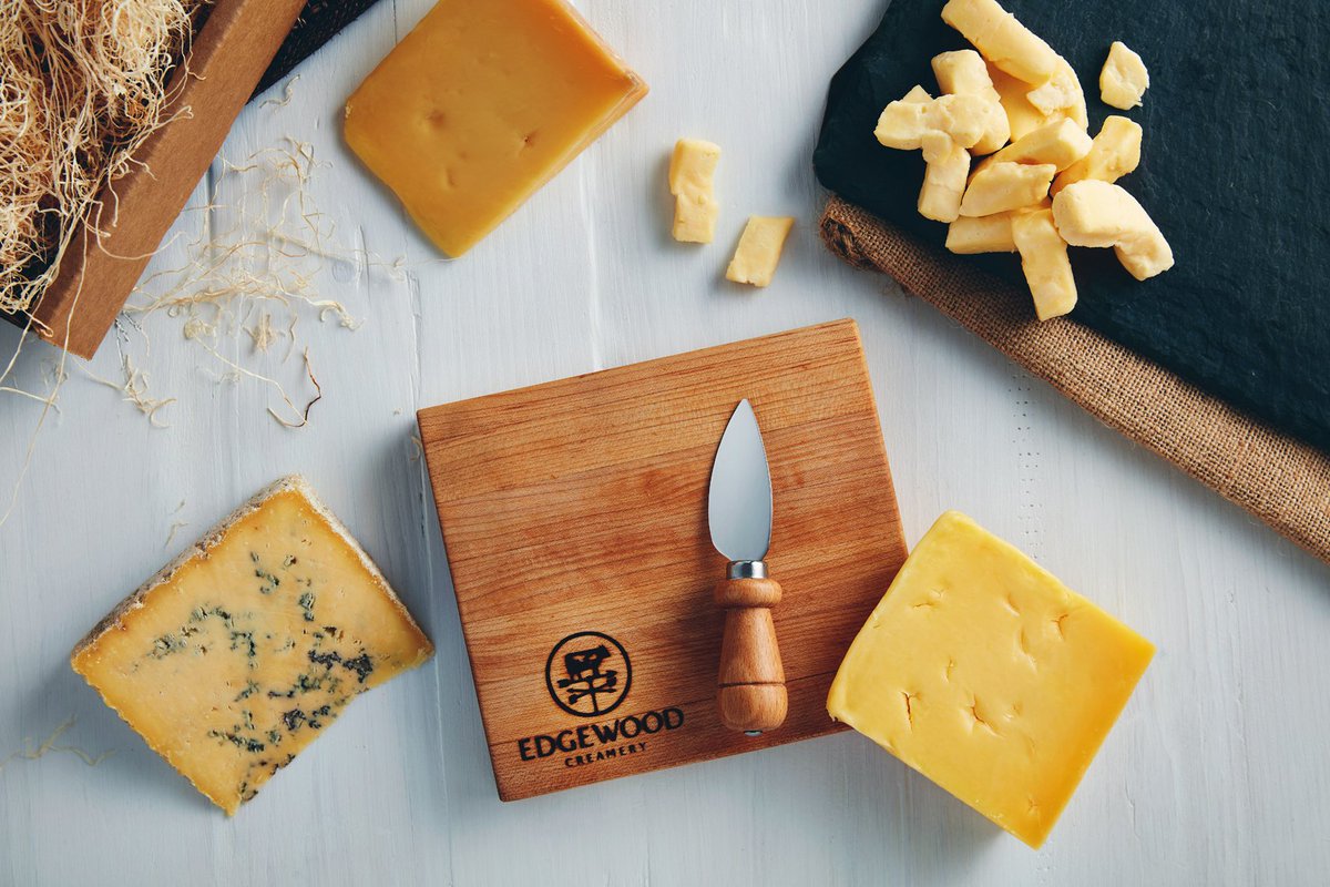 edgewoodcream's tweet photo. One word: CHEESE. Is your Thanksgiving dinner missing it? We have you covered to wow your guests! Stop by the creamery from 9:00 a.m. to 4:00 p.m. Monday through Wednesday this week! #edgewoodcreamery #artisancheese #farmsteadcheese #wowyourguest #grassfed https://t.co/CVQma5XKIx