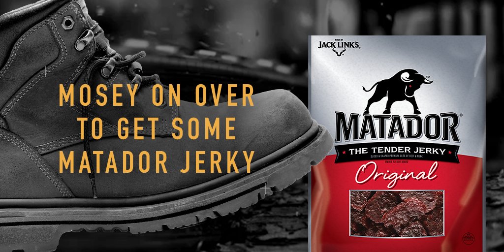 Grab some jerky to get the fuel you need to #ChargeForward &amp; do things that softer, less hardworking people can’t do. Find it by the chips.