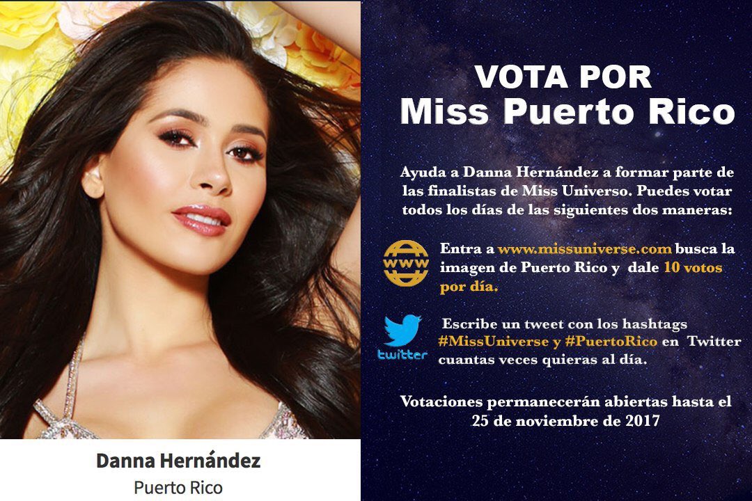 NBLteamPR's tweet photo. Vota por nuestra hermosa Miss Puerto Rico usado los hashtags #MissUniverse #PuertoRico 🇵🇷👑 https://t.co/nIFzCOgvUd