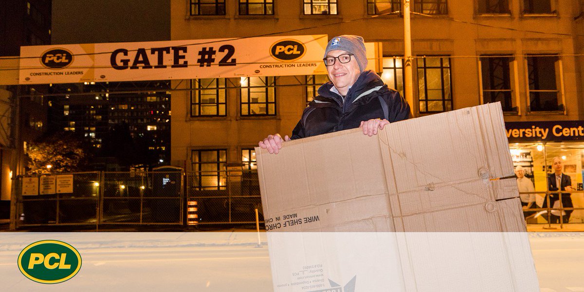 PCLConstruction's tweet photo. For #PCLToronto VP Bruce Sonnenberg, sleeping on the street across from a PCL construction site was a defining moment as he banded with top execs to raise $1.1M in one night for homeless youth. Learn more about Bruce's #ExecSleepOutTO experience: https://t.co/3xpoPrkmxg https://t.co/TRS53vaqNo