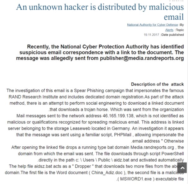 Clearsky Cyber Security On Twitter Based On A Tlp White Alert By