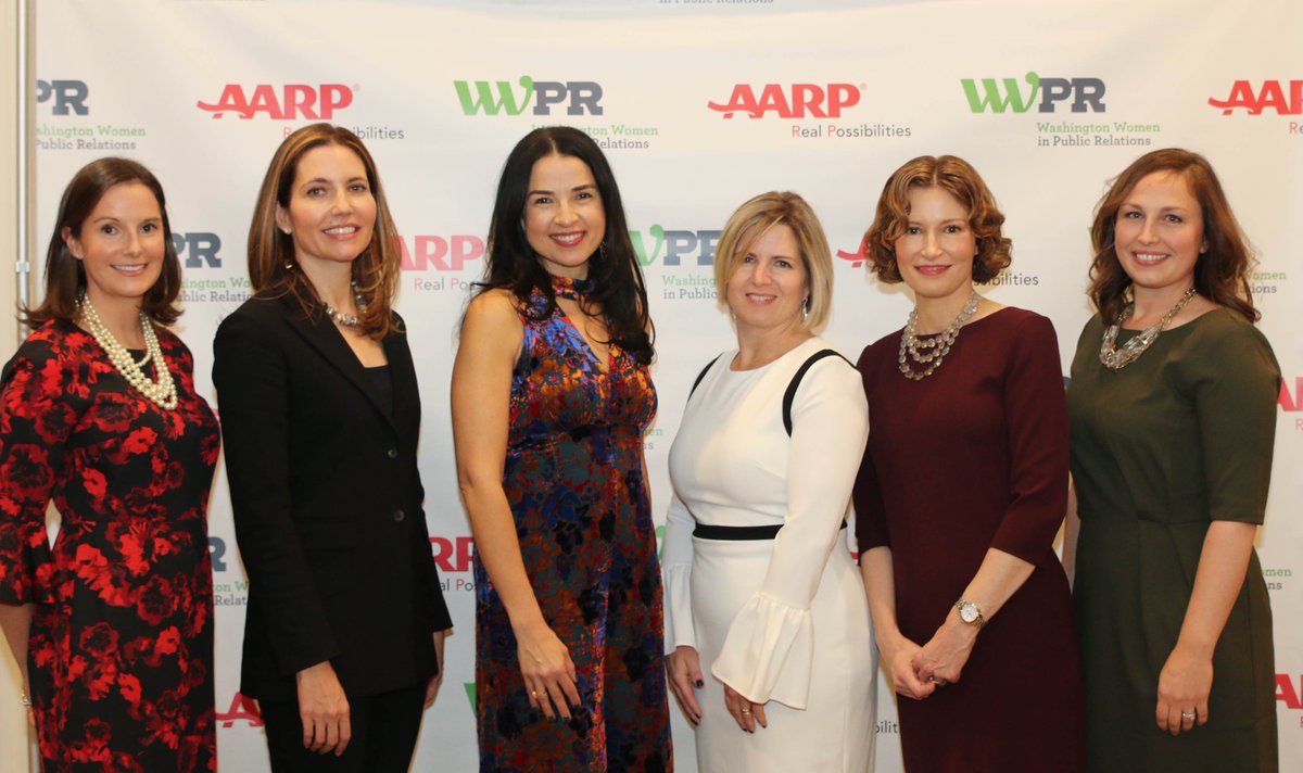 WWPR's tweet photo. Let's give one more big round of applause (or "likes" ๐) to this year's Washington PR Woman of the Year, @amydemaria, and finalists @SamanthaJVilleg and @kathymbaird. #WoY2017 #WomanUpDC https://t.co/UWYelk5Wsm https://t.co/XpXRmQU7i2