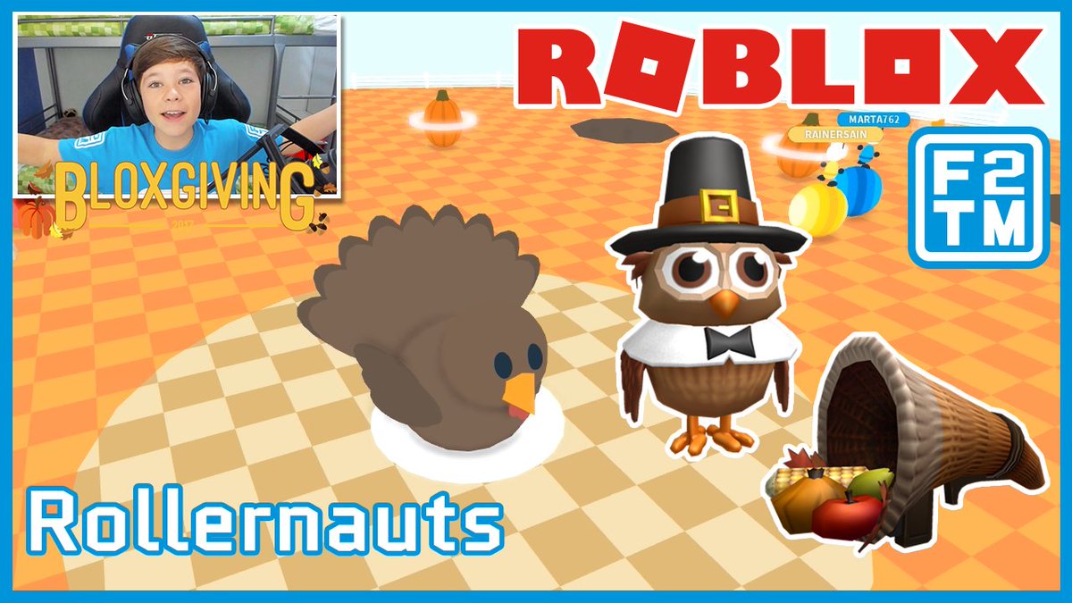 Use Code F2tm On Twitter Getting Owl Buddy Cornucopia Blaster From Rollernauts In The Roblox Event Bloxgiving Https T Co Oluk7pdorn - roblox bloxgiving 2017 full event