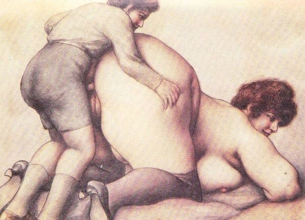 WhoresofYore's tweet photo. In 1983, thirty-two of these watercolour sketches by an anonymous Czech artist (dating to 1920) were collected and published in a book titled “Kugelrunda” https://t.co/P2utGfTF7Q