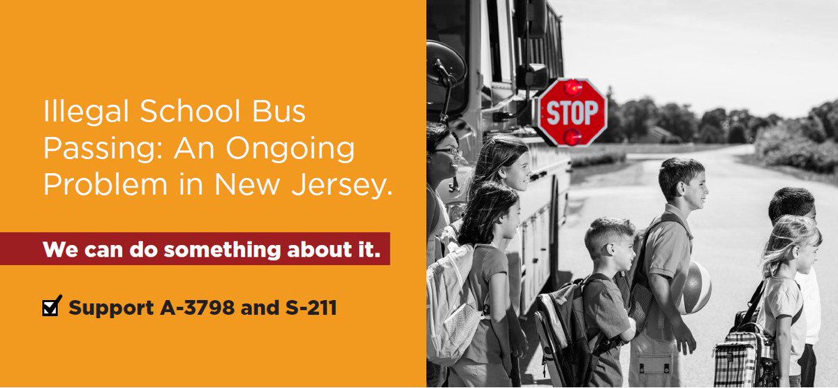 Illegal school bus passing is a problem in NJ. <a href="/VincentPrieto/">Vincent Prieto</a> #keepNJkidssafe &amp; bring A-3798/S-211 to a floor vote youtu.be/BCPfDQslxhA