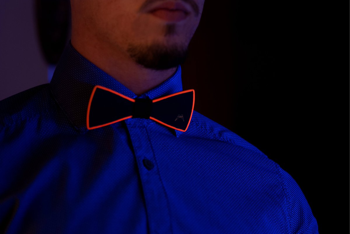 BrandMartinO's tweet photo. Tomorrow is huge day for us! We'll be live on #Kickstarter in a few hours. Don't forget that early bird prices are limited and GlowBows will never be so cheap again! #crowdfunding #bowtiemonday https://t.co/GnNswLXiBG