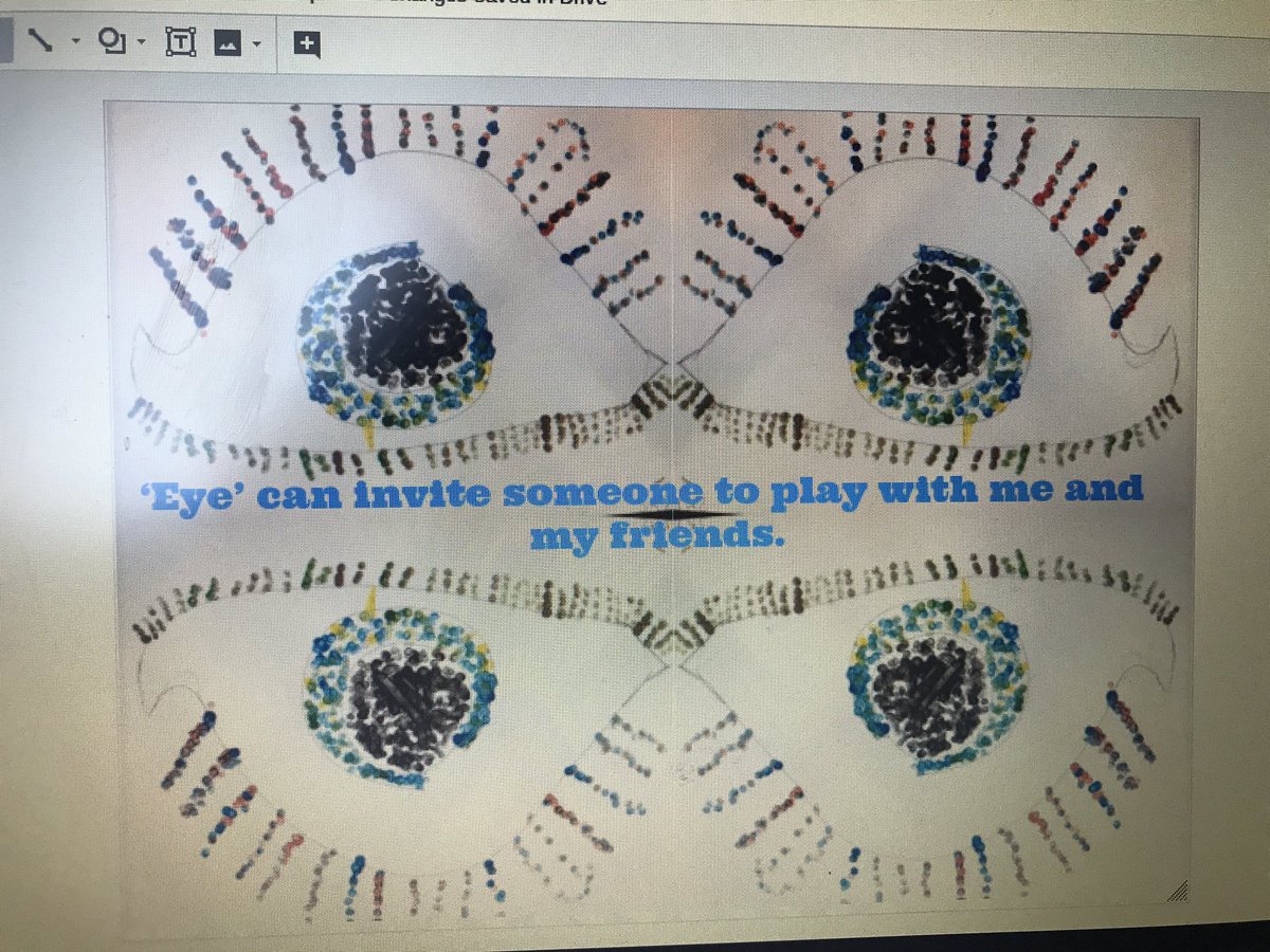 mrsmcb_edu's tweet photo. Pointillism art turned to digital Visual Literacy with some 'Eye' can make a difference statements in 3/4. Thanks to @Jay__Dubois for the inspiration at #GoogleSummit17 #edtechteamِ #tvdsbtech @FDRooseveltPS @TVDSB https://t.co/AGKPRhYYIP