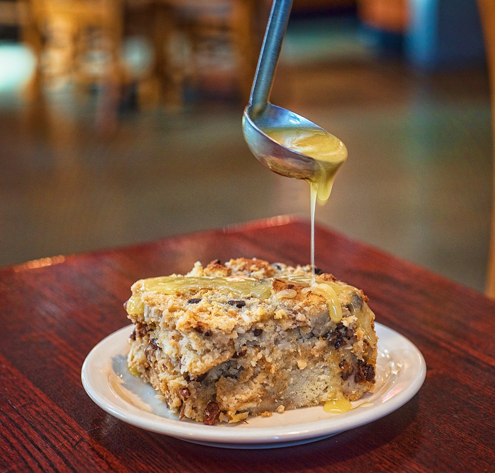 TheHutMHK's tweet photo. Mondays call for desserts and cocktails. Good thing we have both😉 #Breadpudding #WhodatHut https://t.co/X0Jqn9cvM8