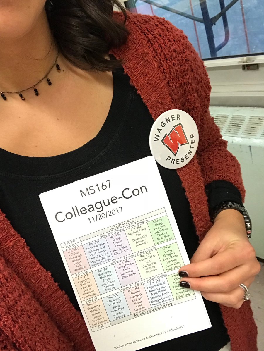 MsFeidenScience's tweet photo. First annual Colleague-Con, teachers sharing their best practices after school #presenter #success #teachershelpingteachers #ms167 https://t.co/2FkuOdyOX3