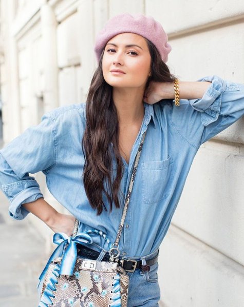 VitaFede's tweet photo. "Double Deniming" @peonylim accessorized her all #denim look with a Franco Crystal Bracelet while out in #Paris ⛓ https://t.co/UTcmksDtIV #livingthevita https://t.co/wl2PkdVuLH
