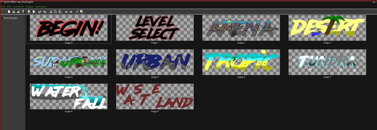 Okay so i have decided on the eight levels for my current Project. #gamedev #gamedesign #pixelart #gamemaker #games #indiedev #indie