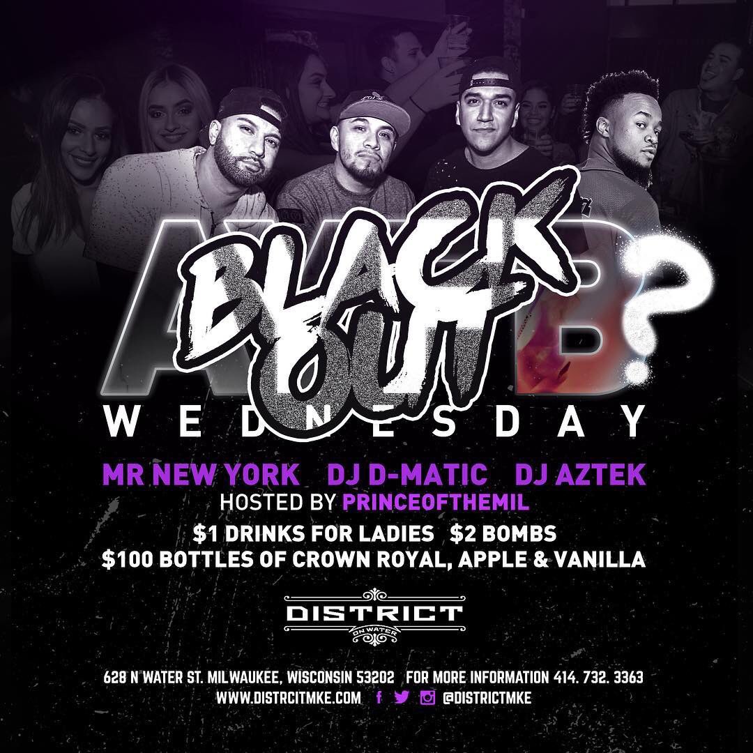 PrinceOfTheMiL's tweet photo. About to be sold tf out! Already have almost all sections booked up. Still have a few table tops available for anyone who wants to pop some bottles this Black Weds. #AYFB?! https://t.co/RBALWdBJm0