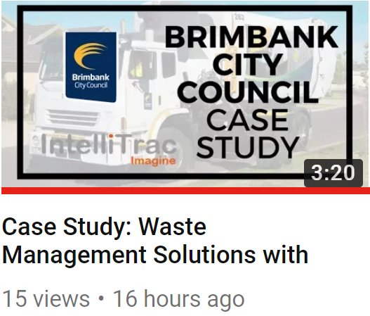 IntelliTrac's tweet image. We&apos;ve collaborated with @BrimbankCouncil to share with you how our waste management solutions can assist councils! Please watch our video with Marie below to see how they&apos;ve implemented our system to improve their council. youtu.be/t1ONd-J2_80