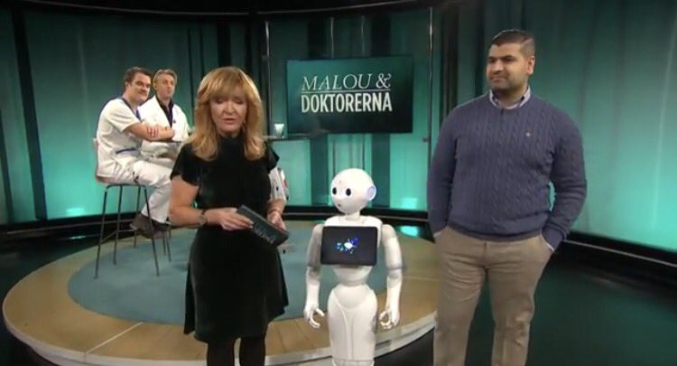 Framtiden är här. <a href="/malou_vonsivers/">Malou von Sivers</a> diskuterade robotar och AI i vården idag med <a href="/hammadalsaaid/">Hammad Al-Saaid</a> <a href="/Riddarens/">Webuild Group</a> @IToTelekom #vardpol #digitalisering youtube.com/watch?v=RXvf74…