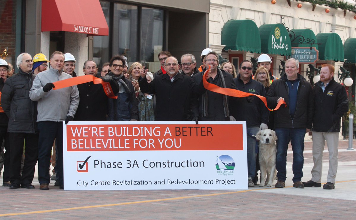 The downtown <a href="/BellevilleON/">City of Belleville</a> block of Bridge Street is open again. 

insidebelleville.com/news-story/793…