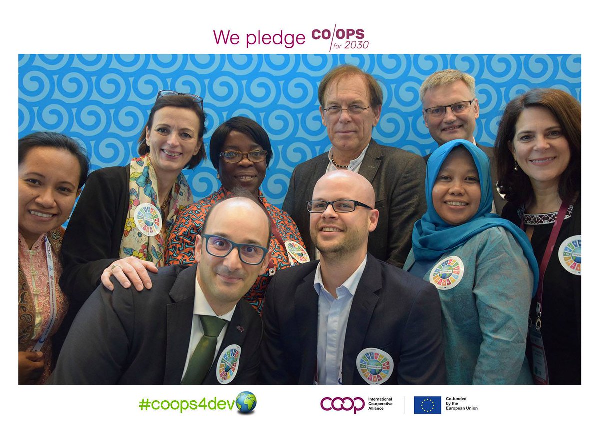 During #CoopConference17 there were a lot of #coops4dev🌏 activities! After all, this year's theme was "Co-operatives: Putting People at the Centre of #Development". And it was all about #partnerships!
Don't miss any #coop outputs in our press release > bit.ly/2B59DW1