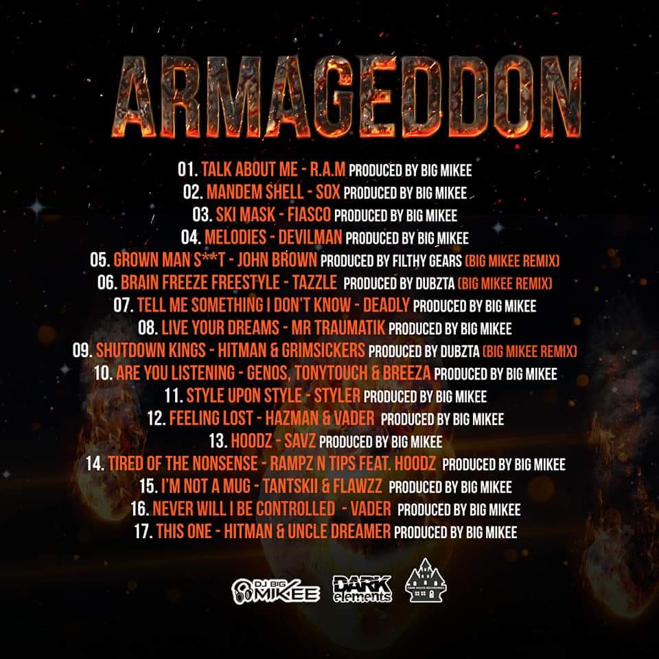 midsmusicscene's tweet photo. AVAILABLE NOW FOR YOUR #GRIME COLLECTION! #Armageddon by @DjBigMikee 17 massive tracks! #DARKELEMENTS https://t.co/wOC4ItG8ne https://t.co/GoNblipEhB