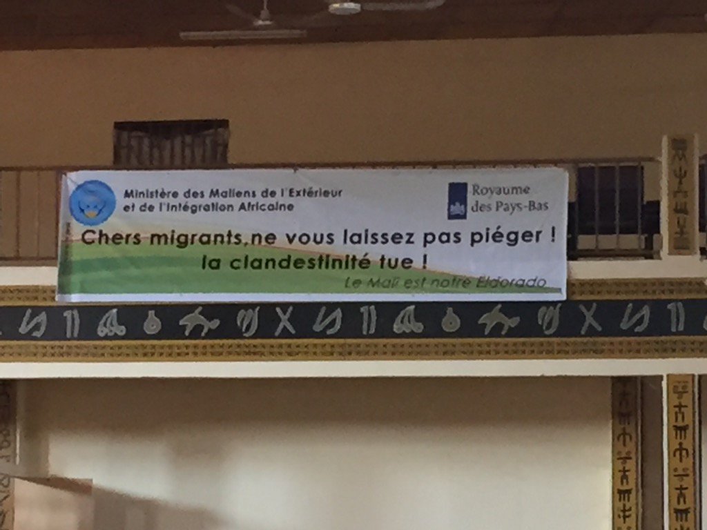 Mali and Netherlands working together warning on high risks of irregular migration. Today project launch in Koulikoro