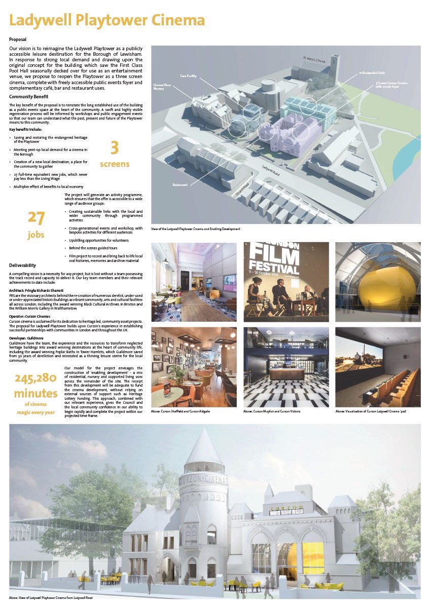 The Curzon and the Ladywell Playtower Cinema 
#cinematic #selondon