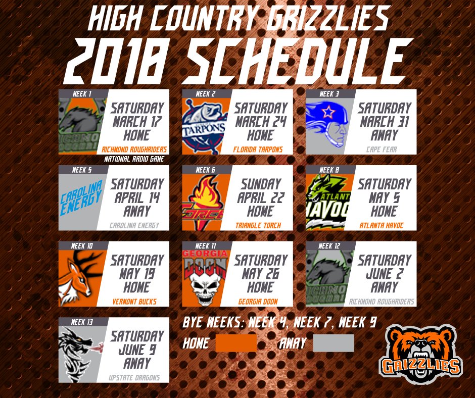 HCGrizzlies's tweet photo. The 2️⃣0️⃣1️⃣8️⃣ campaign is set... What games are you pumped for? ⤵️ #GoGrizzlies https://t.co/vgcuuZcX0x