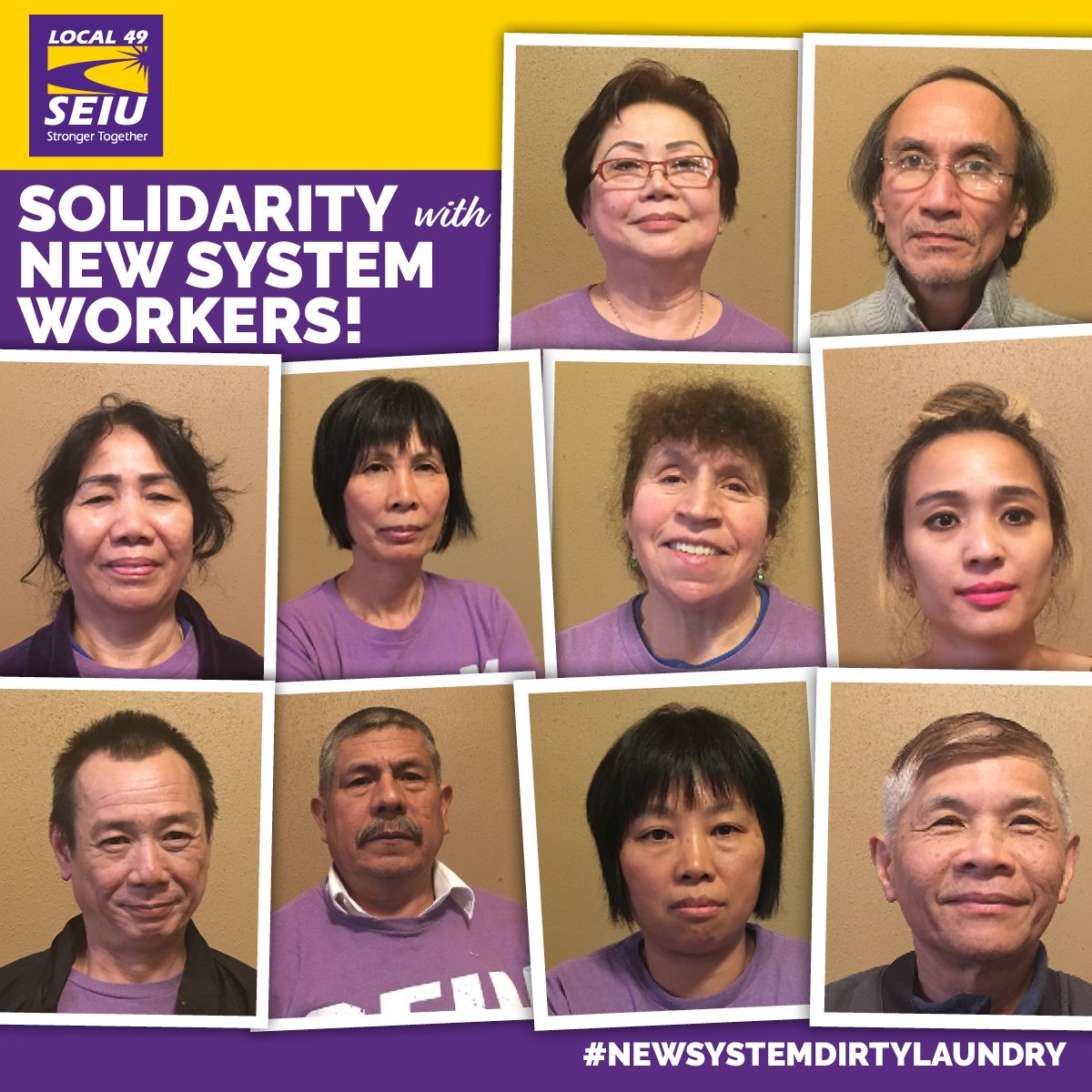 seiu49's tweet photo. New System Laundry provides clean laundry to hundreds of businesses in the Portland area but is offering meager raises to workers who do the hard cleaning while proposing to double the cost of their healthcare. https://t.co/AxzDSnJE5S  #NewSystemDirtyLaundry #FairContractNow https://t.co/kxn3thlgKz
