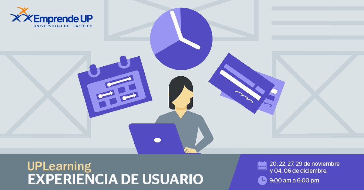 UdelPacifico's tweet photo. A todos nos enseñan que debemos enfocarnos en el cliente, pero, ¿realmente lo hacemos? @EmprendeUP organiza desde hoy el #UPLearning: Experiencia de usuario. Inscríbete: https://t.co/PFou7d4kJq https://t.co/iRPshqEu5W