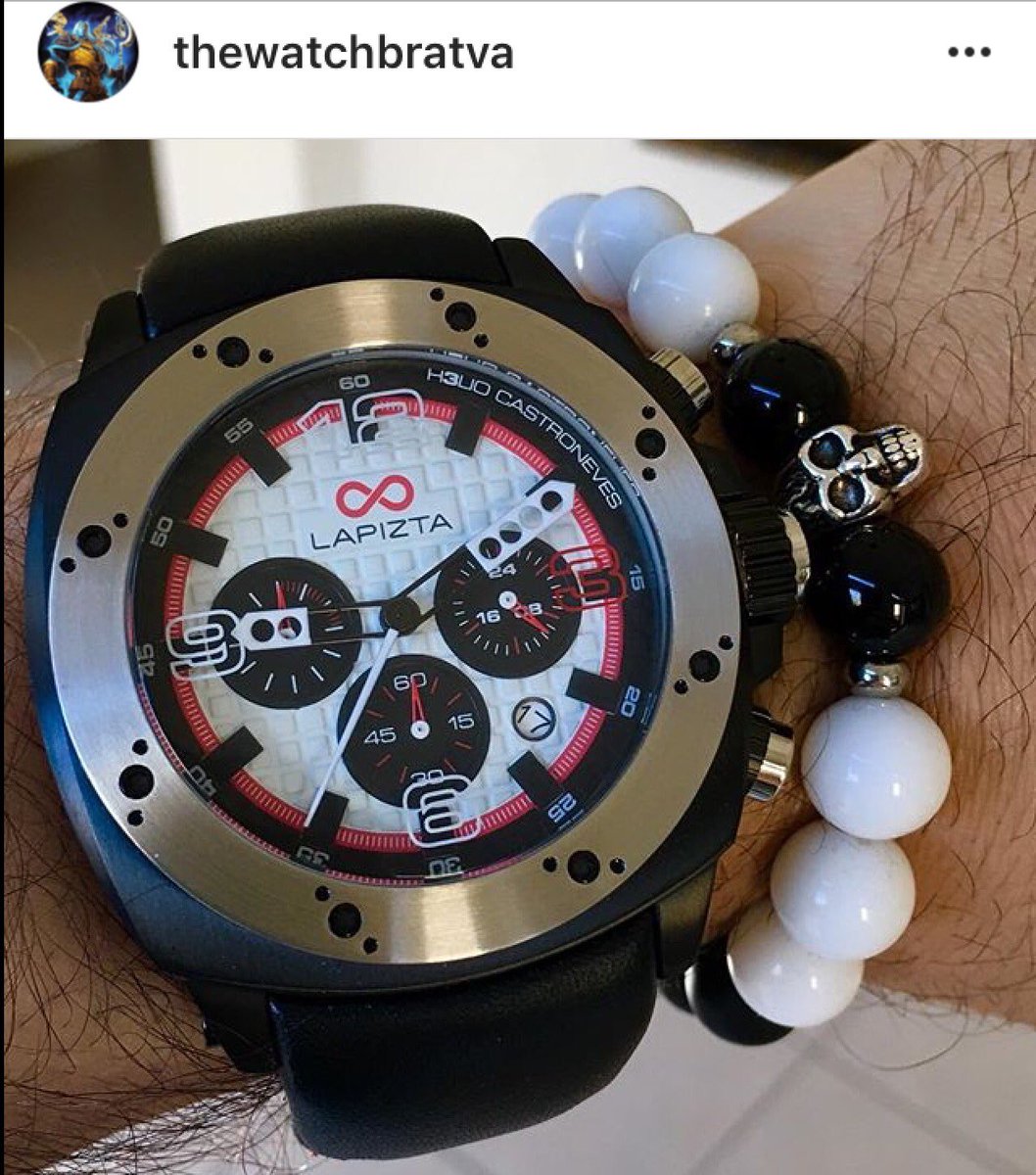 boybeads's tweet photo. πΈ @Rich10sπππ₯ Lapizta Oryx Helio Castroneves Ltd Editon on the wrist today. My custom bracelet by @boybeads #lapizta #boybeads #lapiztawatches #heliocastroneves #wristcheck #wristshot #wristgame #wotd #makepostinggreatagain #watchesofinstagram #watchfam #watchcollector #wus https://t.co/XLsqK6QCdO
