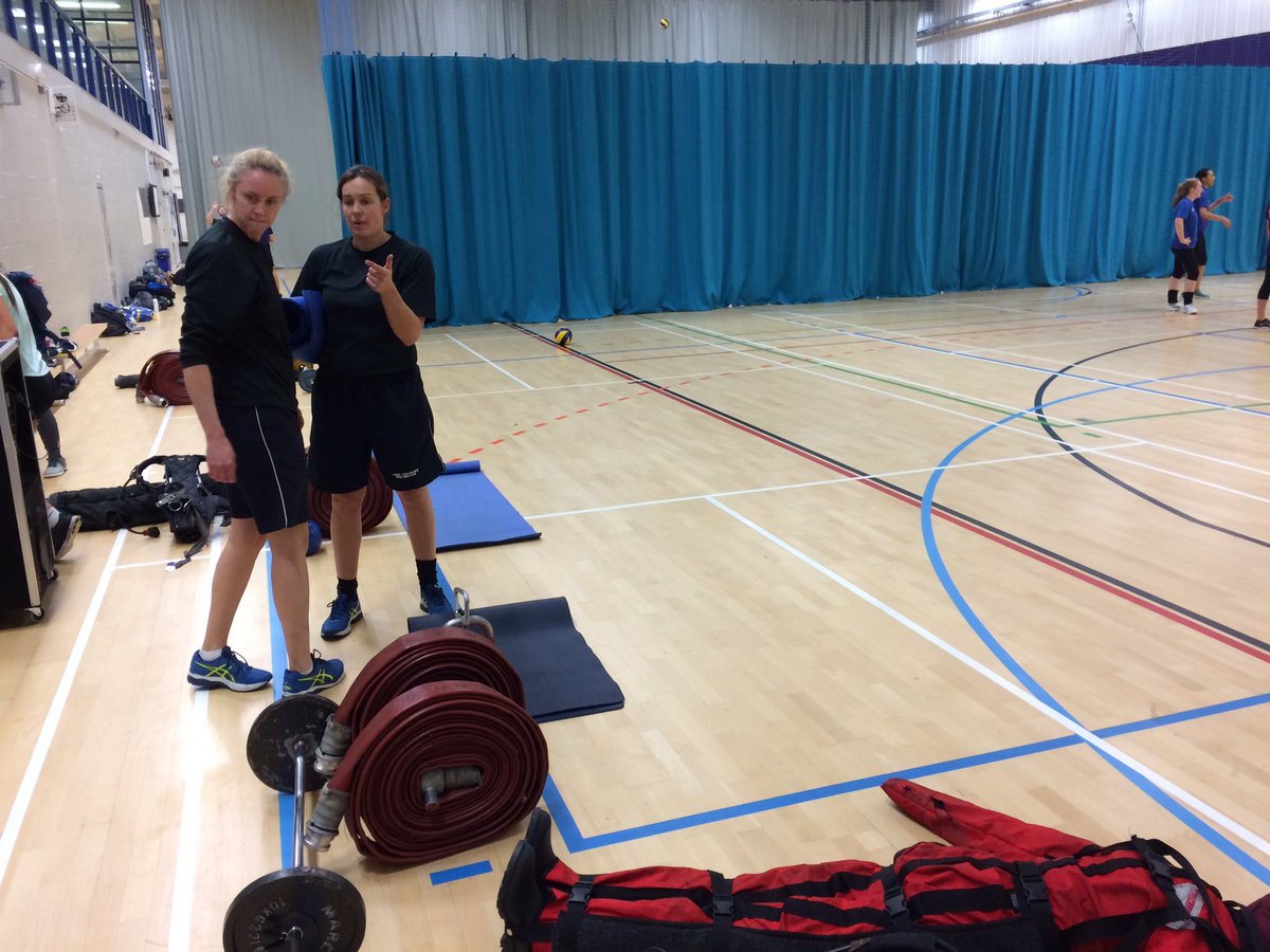 nsimo26's tweet photo. Setting up for the Leeds Beckett women's volley ball team #firefit session #leedsdistrictpositiveactionteam @WYFRS it's going to be fun https://t.co/rjEafeSwRl