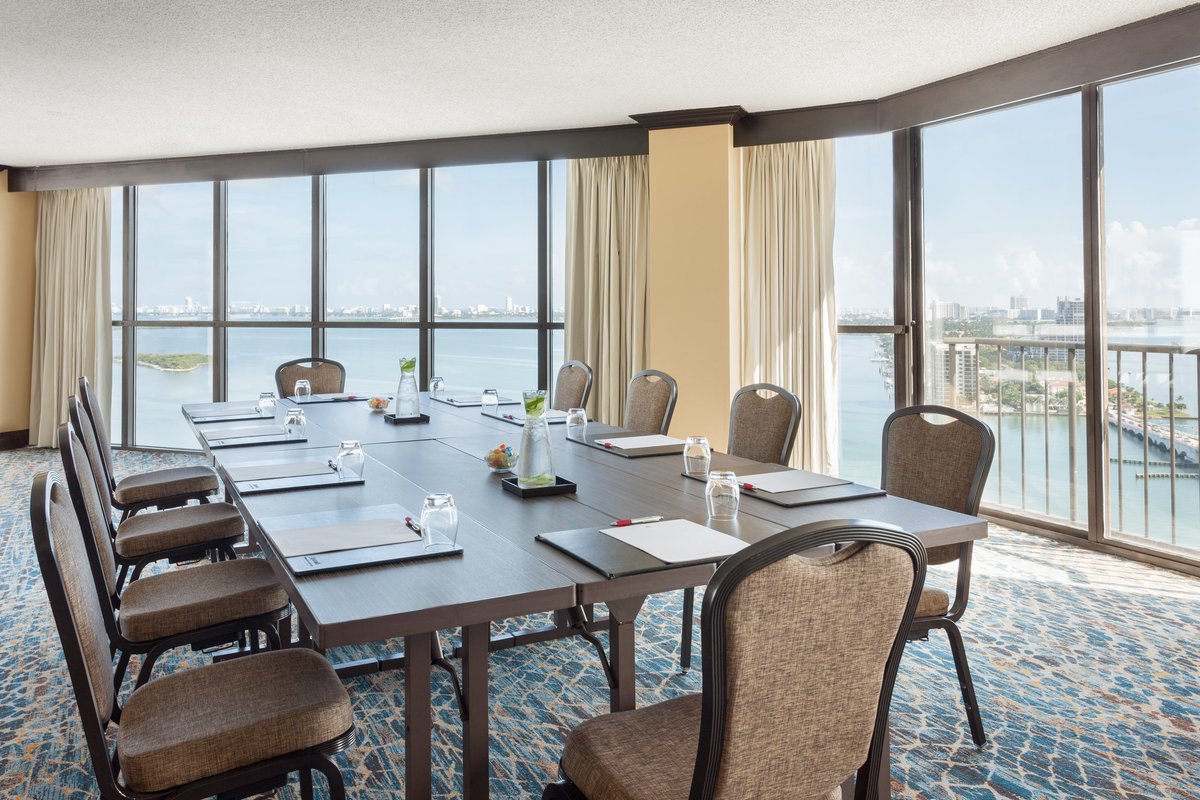 Business is better with the Biscayne Bay views. #MarriottBiscayneBay
