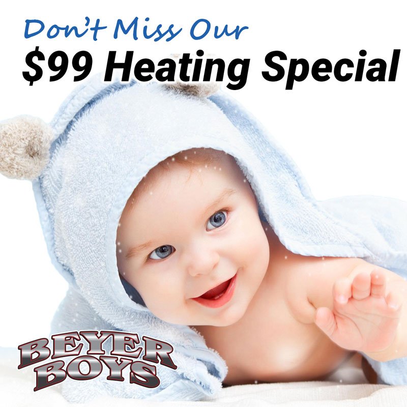 Beyer_AC's tweet photo. For a limited time only, Beyer Boys is offering a $99 Heating Check-Up! Beyer Mechanical’s highly trained technicians can help with your heating repair, maintenance, and installation needs. Call us today! (210) 775-1734 https://t.co/dSr9adT6Yt #beyerboys #HeatingSpecial https://t.co/ZPZ6BKhCHF