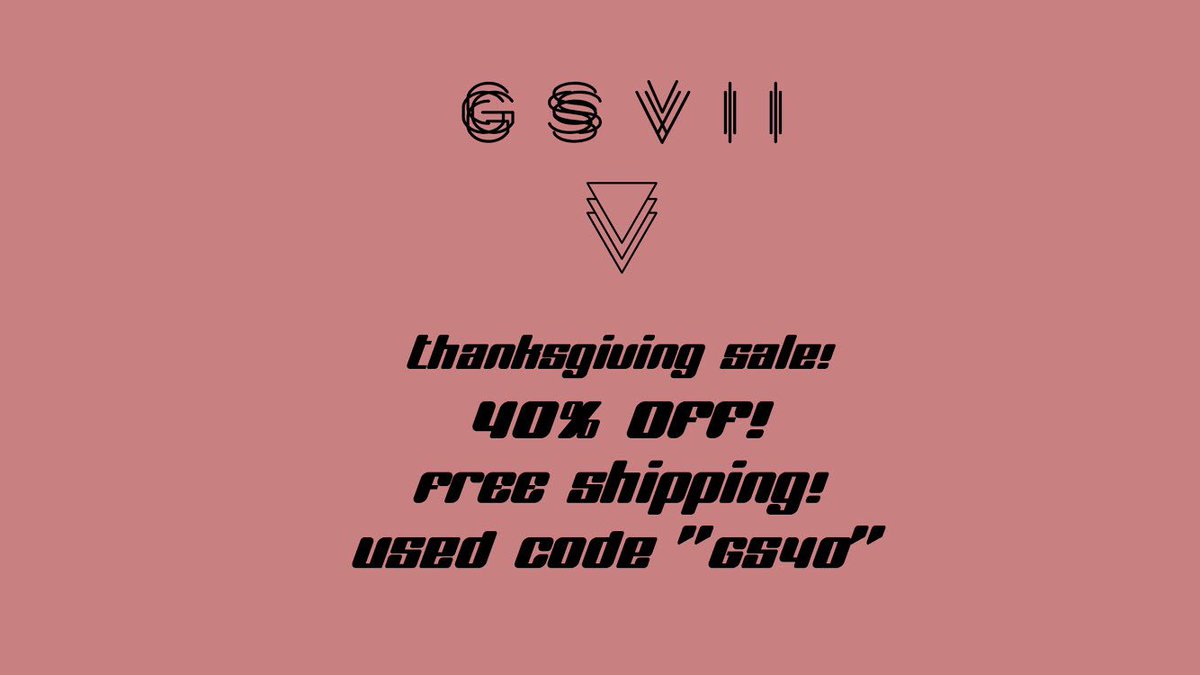 GSVIICO's tweet photo. 40% off all week long with code βGS40β! Go check out our Thanksgiving sale at https://t.co/nHb3nTJlAr π€π€ #gsvii #GrowStrong https://t.co/VIEozzNz2Z