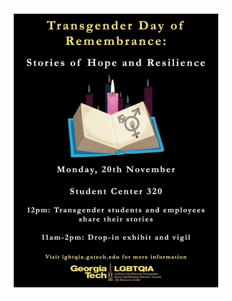 GT_PSA's tweet photo. Happening right now. Support, resources, remembrance, and community are available. We will keep moving forward, we will remember the past. https://t.co/AytLsVw8Yr