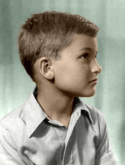 RichardDawkins's tweet photo. Quite spooked by this. In b/w it’s familiar to me. But the Russian publishers have coloured it for An Appetite for Wonder. The coloration is plausible: it probably is how I was. Am I the same person as that child, though no atom remains? Or is he dead, though memories remain? https://t.co/FAsIp7ldSt