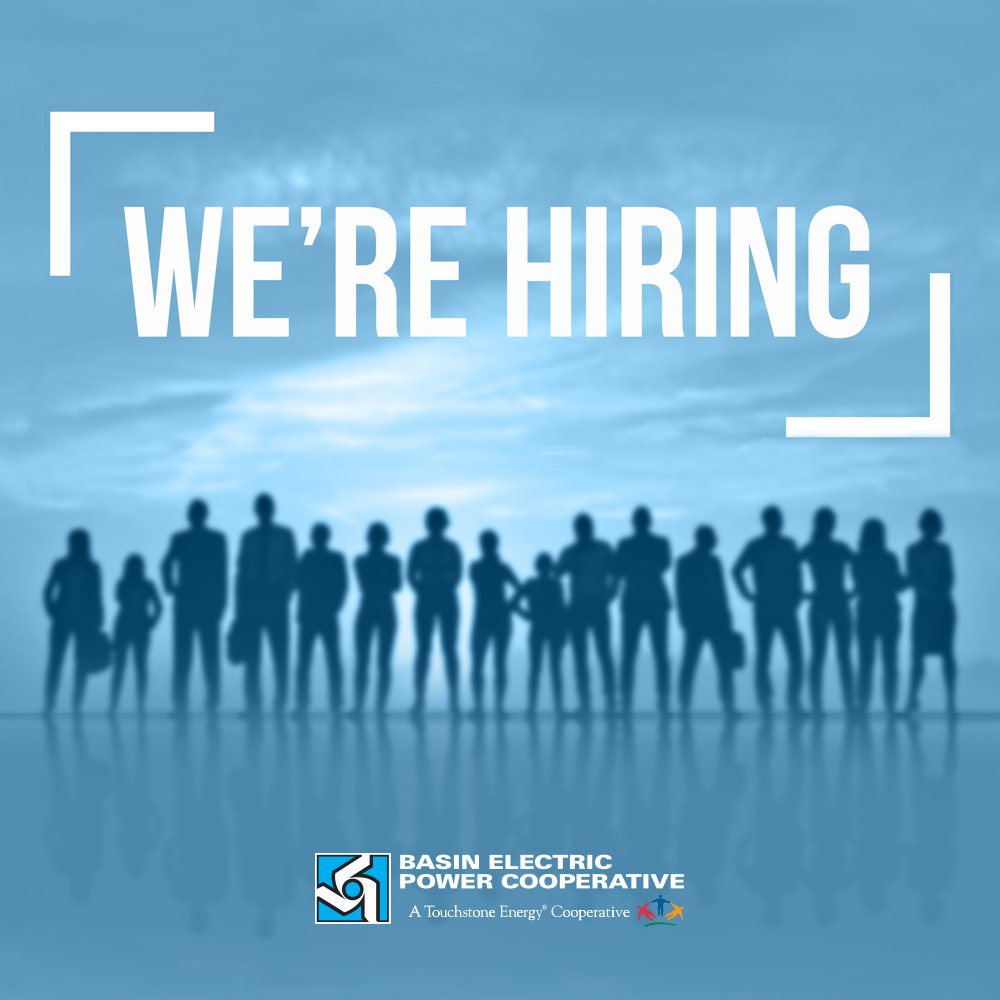 Basin_Electric's tweet photo. JOB OPENING EXTENDED: Sales executive, chemical markets. Position is based in Bismarck, ND. https://t.co/AW3H6SnW83 #JobsND #NDJobs #NDLegendary https://t.co/UIaYx8gt6x