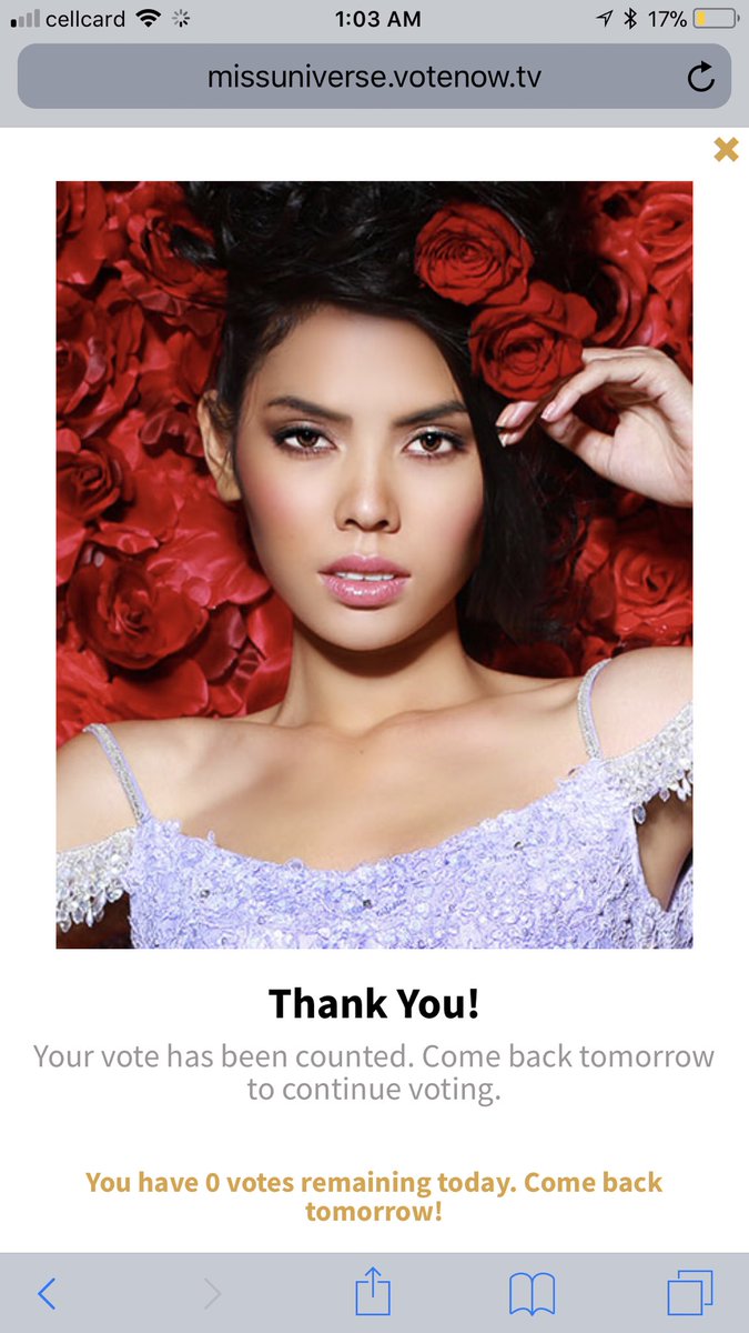 meow_dx's tweet photo. I’m done ✅ let’s vote together for miss universe Cambodia you can also tweet by #MissUniverse #Cambodia https://t.co/F9jCkJQUsA