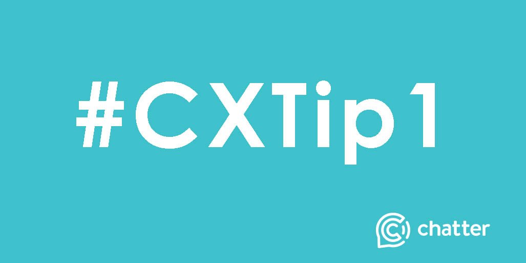ChatterResearch's tweet photo. #CXTip1: Listen to your customers and turn their responses into action. #ChatterResearch https://t.co/9HBXAV925D