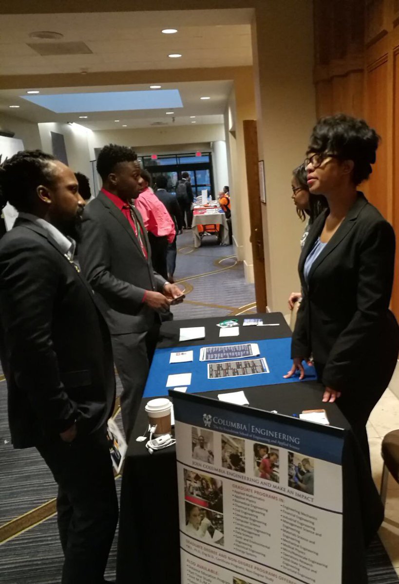 ColumbiaOnline's tweet photo. Columbia Video Network had a great time connecting with @NSBE members @R1NSBE conference last weekend. Looking forward to the annual convention in March! #r1frc #nsbe #gradschool https://t.co/5OrGTpBQ2S