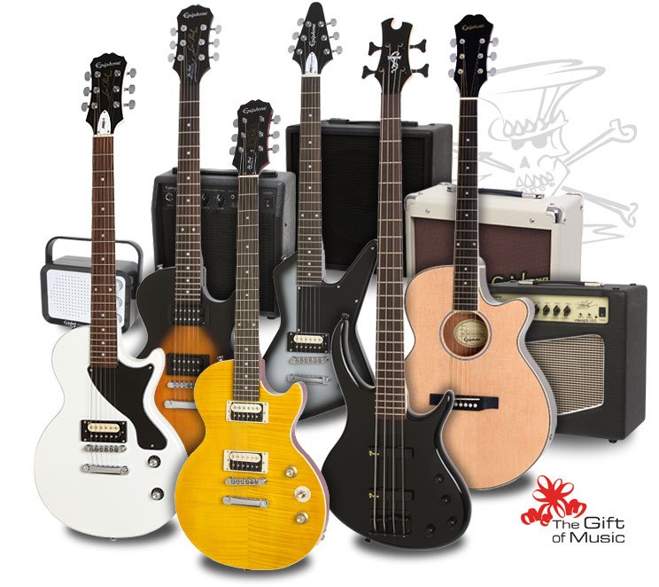 Epiphone's tweet photo. Epiphone Packages: Everything you need to start playing guitar! Give the gift of music... https://t.co/gGlXiIcjTG https://t.co/MDRgZcry0L