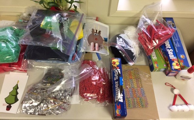 NanaimoCDC's tweet photo. Getting ready for our craft table at @CountryClubCent Santa's Breakfast this Sunday #Nanaimo #kidscrafts #pancakes https://t.co/59YOJ9PKe4