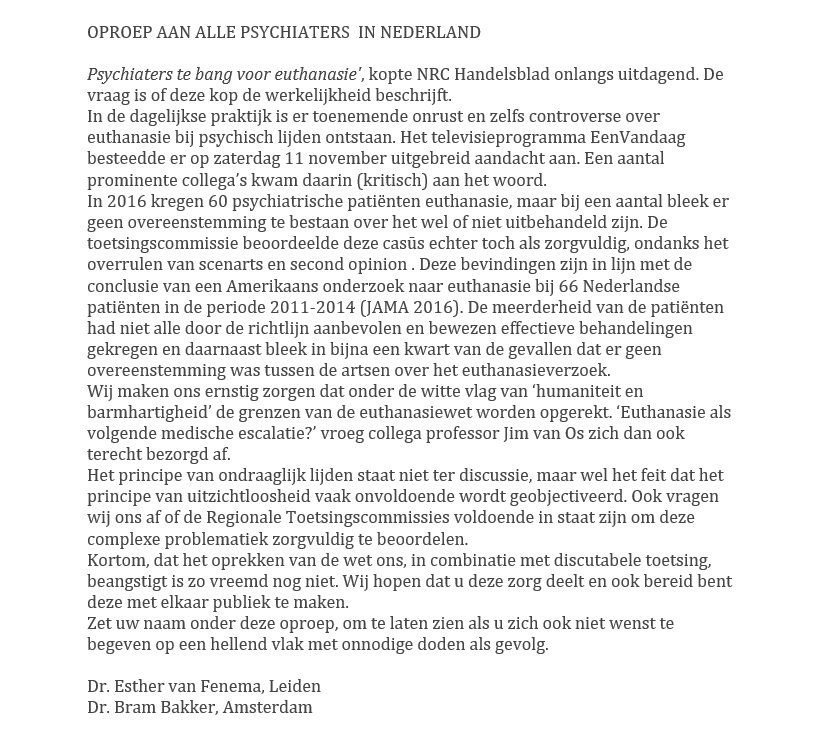 Euthanasie tweet media