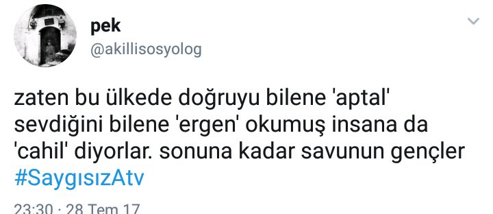 Edyldza's tweet photo. Ne çabuk unutuldu #SaygısızSabah https://t.co/wH17fl90ie