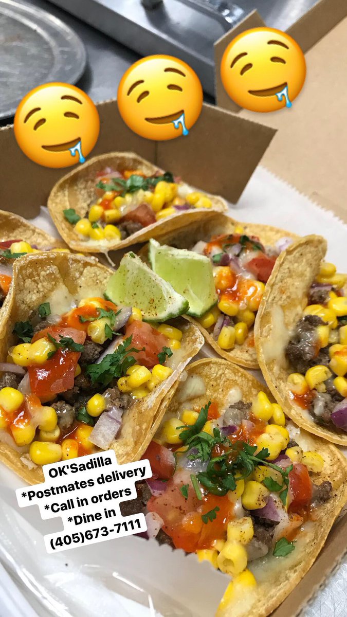 OkSadilla's tweet photo. It's lunch time #midtownokc #downtownokc #qualityfastfood https://t.co/H2EBVr0wiJ